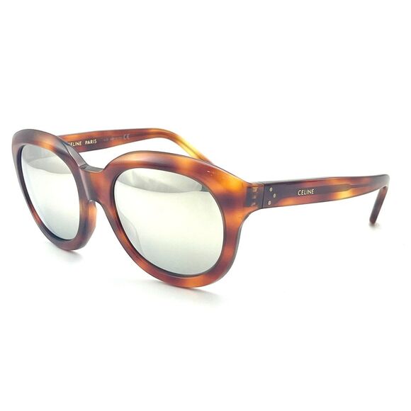 NEW CELINE Cl40071I 56C HAVANA AUTHENTIC SUNGLASSES 56-20 140 W/CASE - Picture 2 of 4